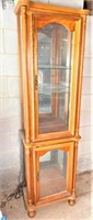 6 ft lighted curio - good condition