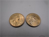 Pair of Sacagawea Dollar Coins