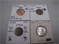 Collection of 4 Error Coins