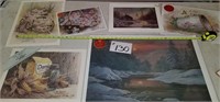 6 Lee Roberson Signed & Numbered Prints