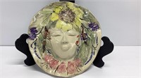 Pottery ‘Mask of Forgiveness’ 2007, hand