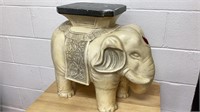 Elephant stand, plaster type material, some wear