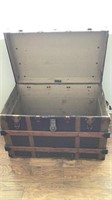Antique chest, flat top, original condition, HJF
