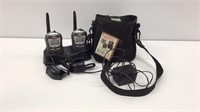 Cobra microTalk walkie-talkies (charger does not