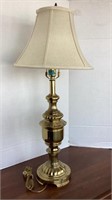 Brass base lamp ( has tarnished bottom) ,