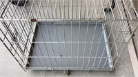 Pet cage measures 26x20x24, metal bottom