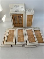 Doll House Wooden French door and six panel doors
