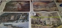 4 Lee Roberson Signed & Numbered Prints