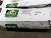 2 ROLLS OF SUNFILM SILAGE WRAP - NEW
