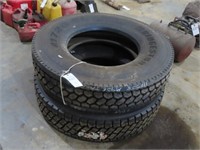 (2)11-R/22.5 TRUCK TIRES - LIKE NEW