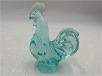 Miniature Fenton glass rooster statue