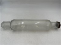 Vintage roll rite glass rolling pin