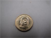 Golden John Adams US Mint Dollar Coin