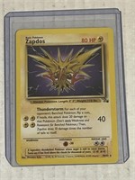 Pokemon Zapdos Card Rare Non-Holo 30/62 Fossil Set