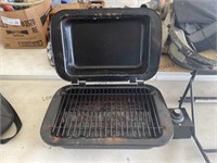 Frame mounted gas grill
