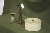 Vintage Clawfoot Lamp & Light Fixture
