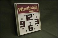Vintage 1986 Winston Cigarette Clock