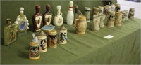 (2) Boxes Of Assorted Beer Mugs, Decanters