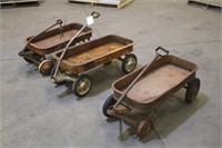 (3) Vintage Wagons