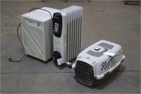 Oil Heater, Dehumidifier & Pet Carrier, All Work