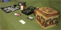 Box W/ Harley Davidson Collectibles,Memorabilia,Mi