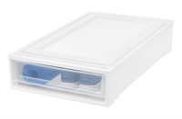 IRIS USA Under Bed Plastic Storage Box with