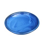 allen + roth 7.6-in Blue Ceramic Plant Saucer