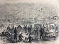 “Fremonts Army” 1861 engraving Leslie’s Weekly