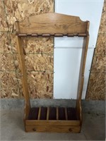 Oak Gun Rack