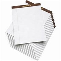 SKILCRAFT 12- Pack  Writing Pads , Letter Size