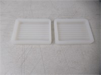 (2) Soap Dish Silicone Mold