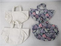 Lot of Drawstring Bags with Handles; 2 Off