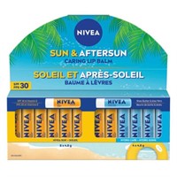 Nivea Sun & Aftersun Caring Lip Balm Sticks,
