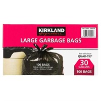 Kirkland Signature Large Garbage Bags, 100-Pc
