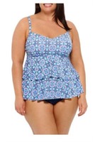 Christina Women's Size 12 3-Piece Swimsuit, Blue