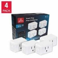 Globe Electric Wi-Fi Smart Plug, 4-Pack