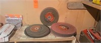 Assorted sanding discs