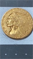 1915 GOLD Indian Head 5$ Coin