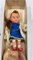 Vintage Dancing ponytail rubber doll 6in