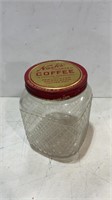 8.5" glass Nash’s Toasted Coffee jug