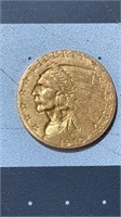 1910 GOLD 2 1/2 dollar Indian Head COIN