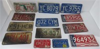 1950's and 1970's License Plates and Cycle
