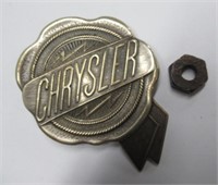 1920’s Era Chrysler Radiator Badge.