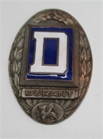 1920’s Era Durant Radiator Badge.
