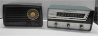 (2) Vintage Tube Type Radios Includes: 1950’s Era