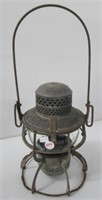 B&O kerosene lantern with clear globe. Made by
