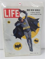 Rare 1966 Batman Cover Life Magazine, Boarded and