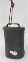 Vintage cow bell, measures 6 1/2" tall.