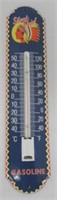 Silent Chief Gasoline Porcelain Thermometer in