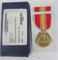 National Defense Service medal.